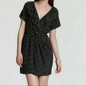 Amanda Uprichard Black Polka
Dot Dress Short Sleeve size medium